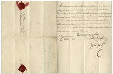 George II Letter Signed as King, Sending Congratulations to the King of the Two Sicilies on the Birth of the Prince